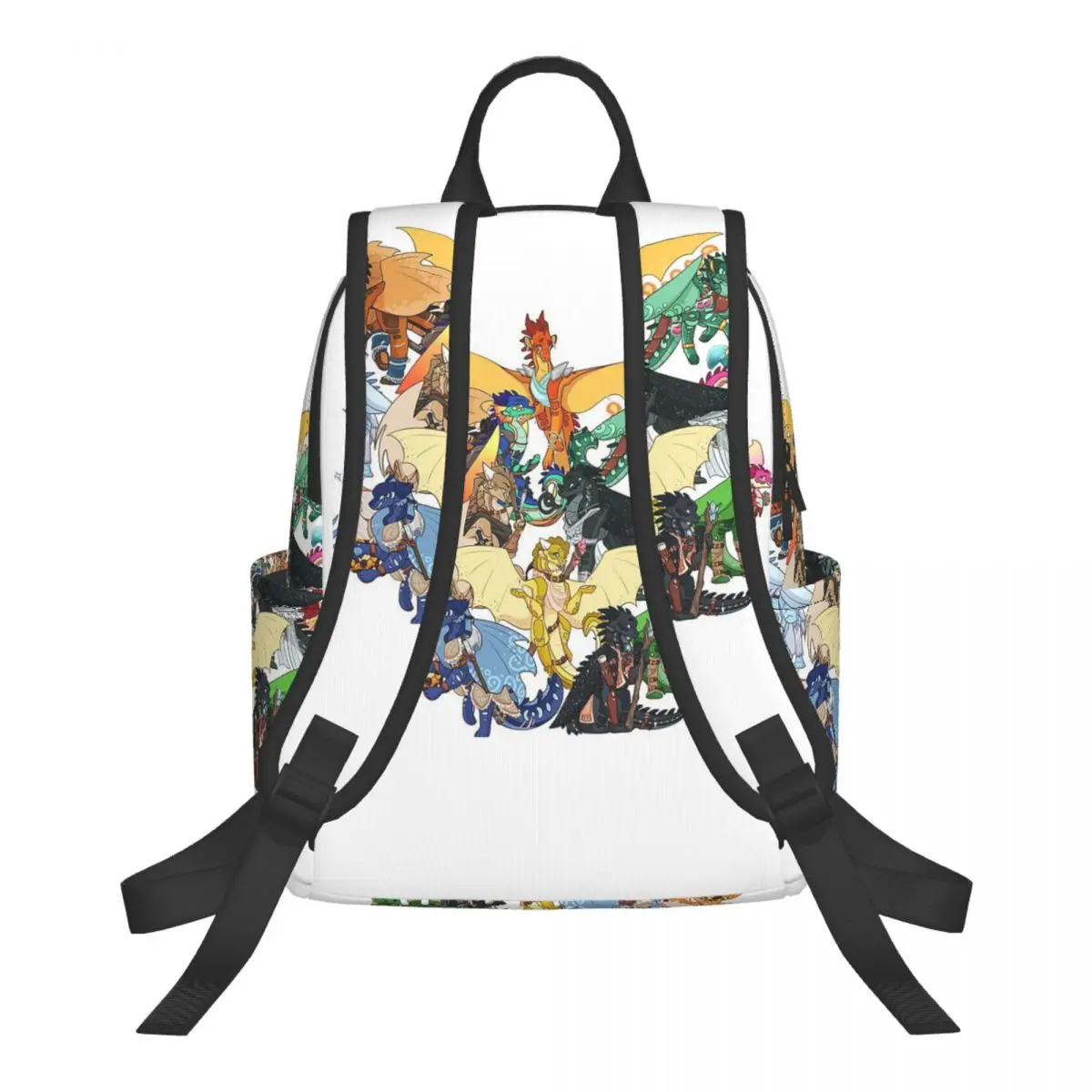 Wing Of Fire All Dragon Student Backpack School Bag Hiking Travel Daypack for Boys Girls Bookbag Shoulder Bags