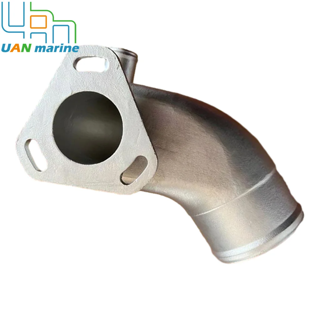 Marine Stainless Steel SS316 Exhaust Mixing Elbow For Yanmar 4JH 129671-13551 129579-13551 129792-13552