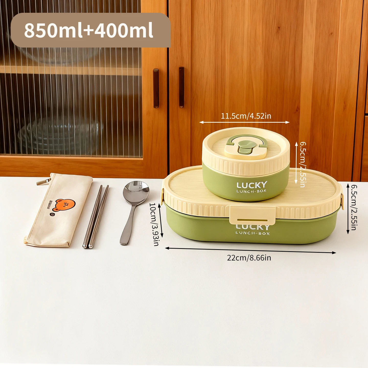 850 ml verzegelde 304 roestvrij staal geïsoleerde lunchbox kinderen studenten 2 roosters draagbare lunchcontainer met handvat magnetronbestendig