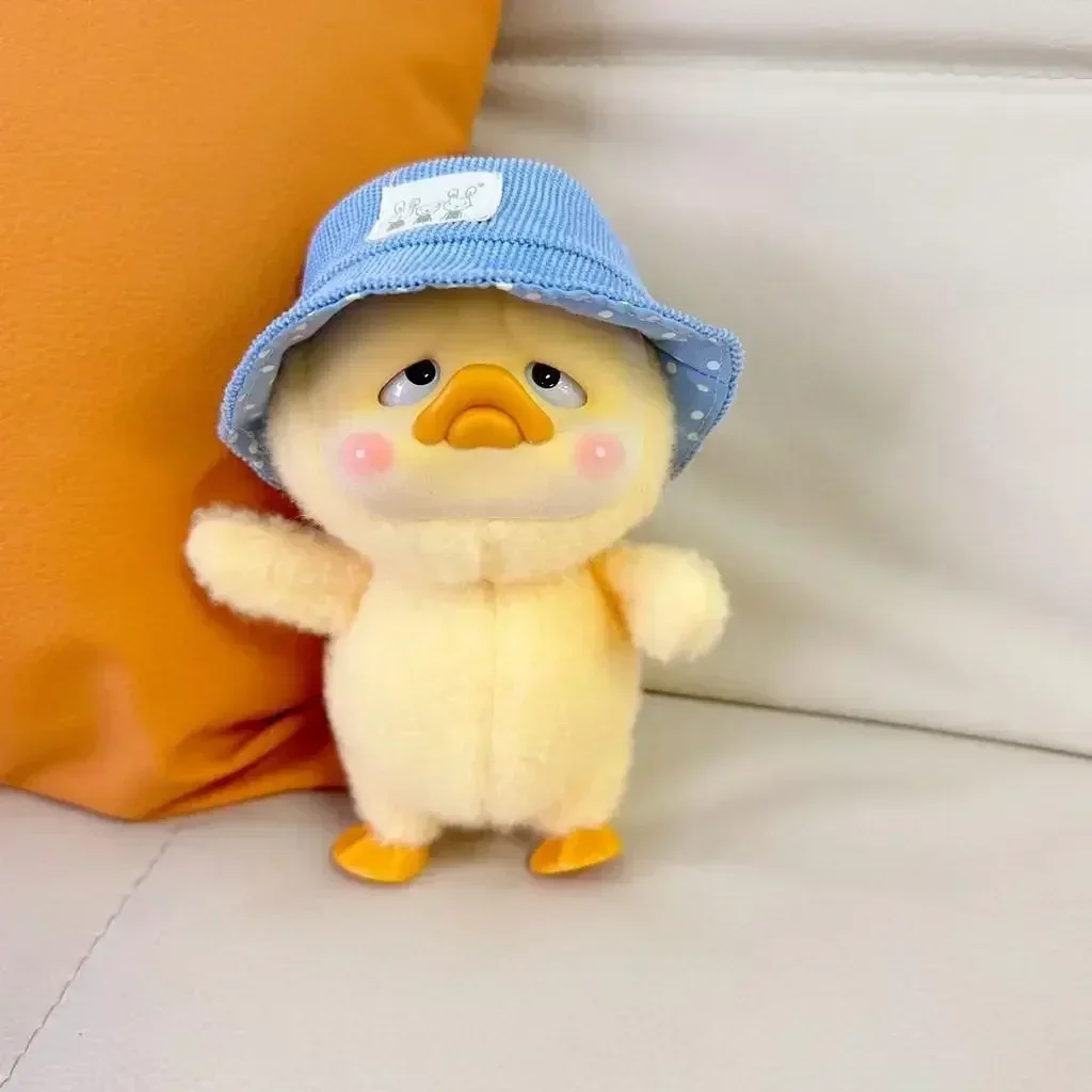 Para Upset Duck Series, muñecas de 15CM, cámaras, sombreros, accesorios para muñeco de pato pequeño amarillo, juego de gorras de vestir, accesorios para muñecas