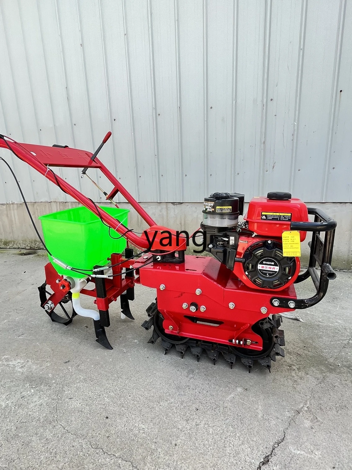 Yjq Micro-Tillage Machine Gasoline Diesel Furrowing Machine Loosening Soil Fertilization Soil Preparation Machine