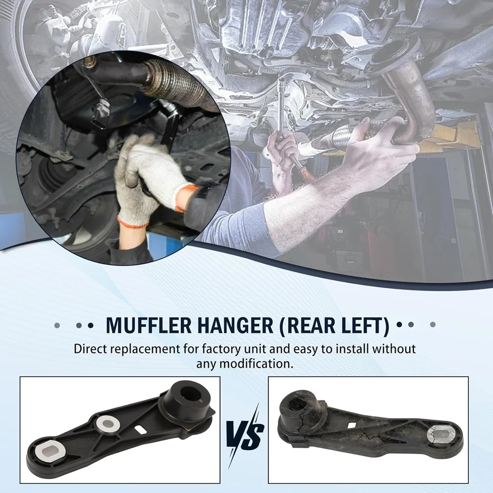 A99F-For Traverse Buick Enclave Cadillac XT6 Compatible Rear Tail Pipe Muffler Hanger Support Bracket 84160333