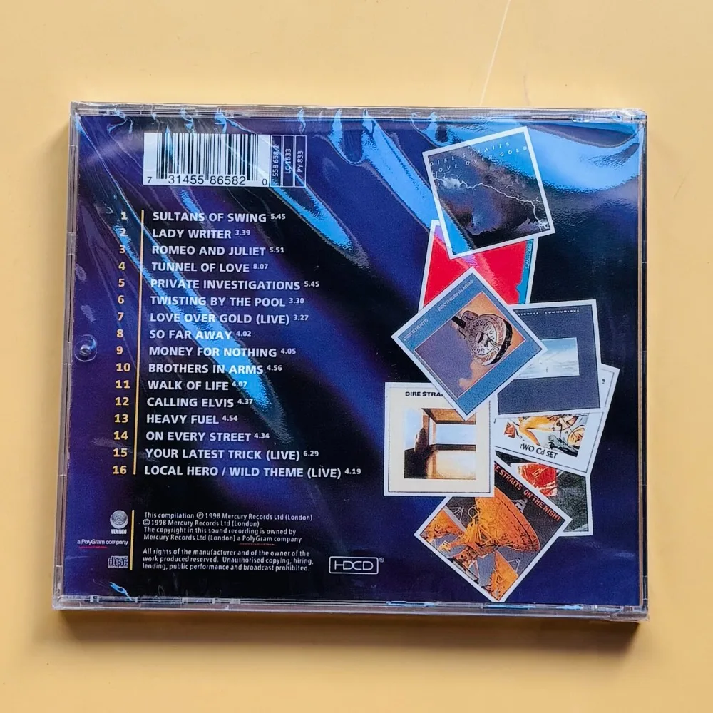Dire Straits The Very Best CD Clássico Rock Jazz Rock Compilação de Melhores Hits Novo Lacrado Em Estoque