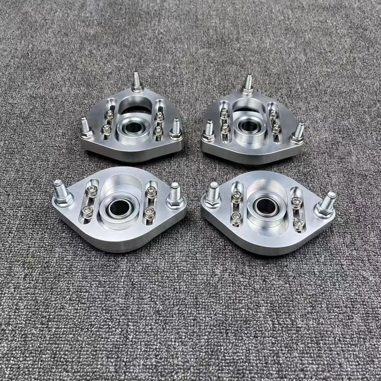 1 Pair AfterMarket  Front and Rear Coilover Camber Plate for Air Suspension Kit Shock Absorber Kit Air Spring for Nissan 370Z