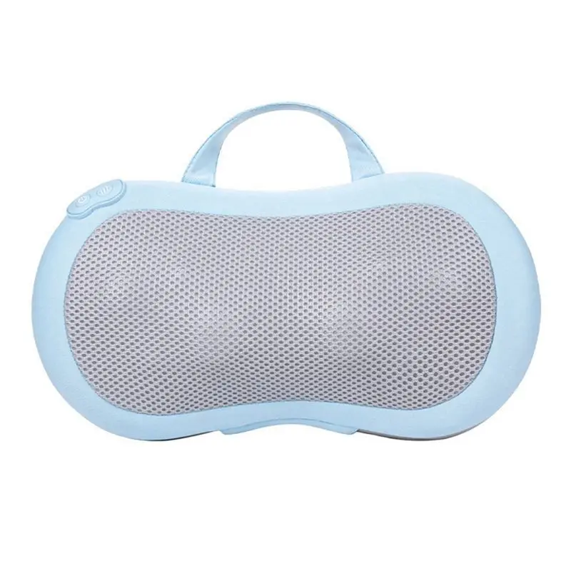 AB47-Multifunction Rechargeable Cervical Massage Pillow Deep Kneading Acupressure Back Massage Pillow Neck Massager Pillow