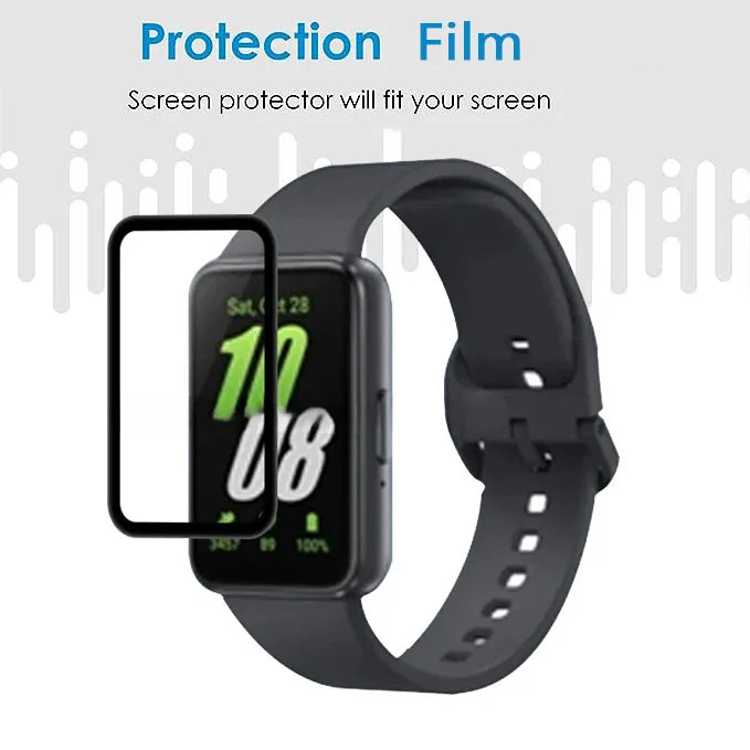 3D Curved Screen Protector For Samsung Galaxy Fit 3 Soft Protective Film Cover For Samsung Fit3 Not Glass