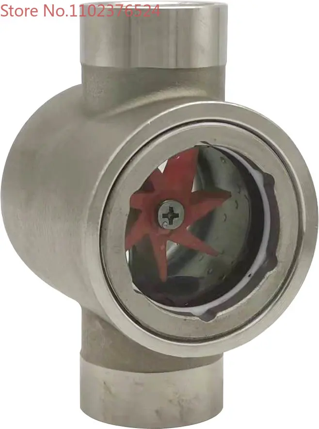 

SG-YL61-02 stainless steel 304 welded concentric impeller mirror butt welding oil flow window water flow indicator