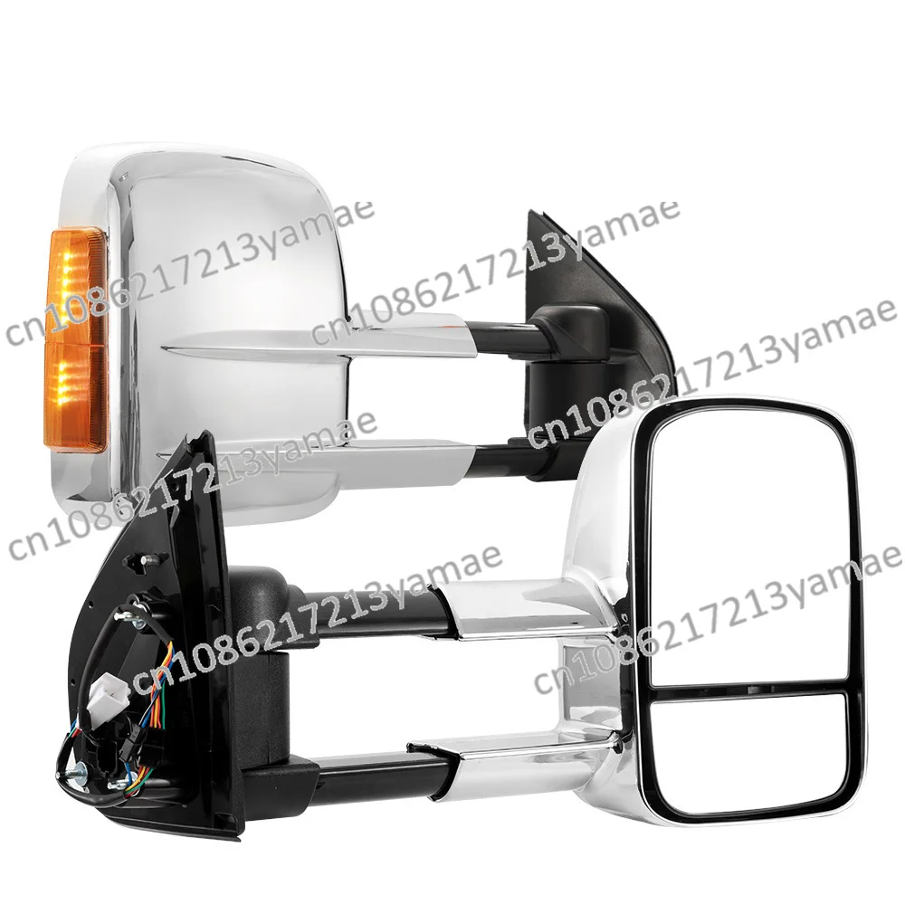 

Suitable for Houghton Colorado Plated Mirror Electric Rearview Mirror Foldable Rear Mirror Silver with Turn Signal