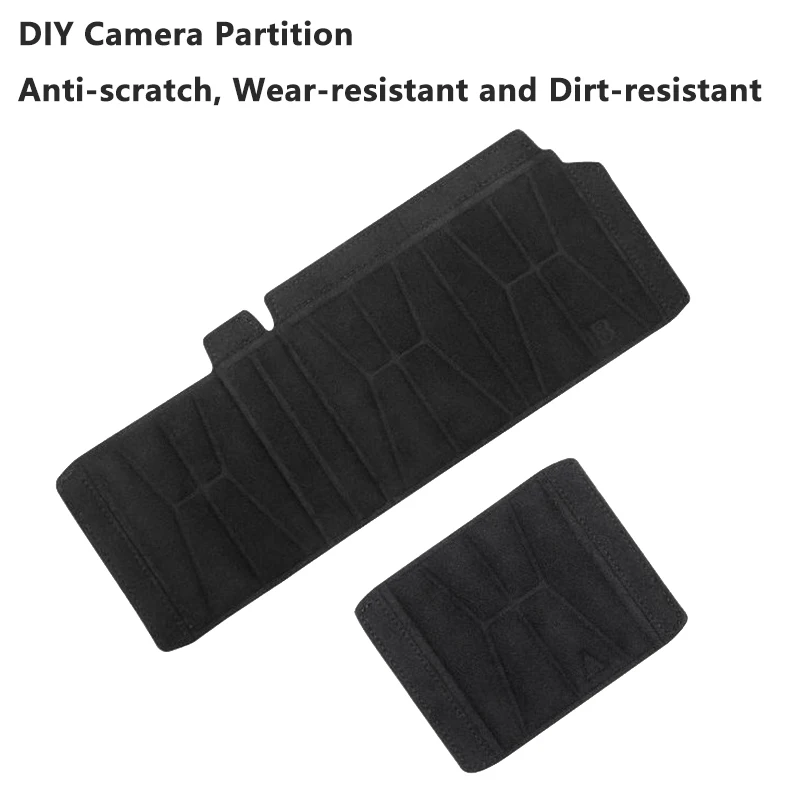 DIY Camera Bag Partitions, Padded Compartments For Lens Protective Backpack Inserts