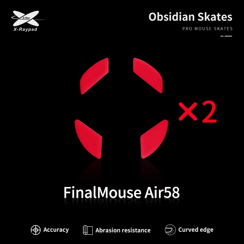 X-Raypad Obsidian Control finalmouse air58 ninja skates