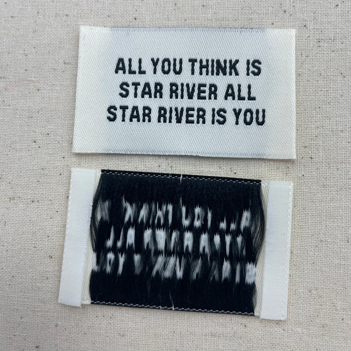 Fabric Woven Label Patch for Clothes - DIY Sewing  On Embroidered Tags，Clothing Repair Patches for Jeans Pants Jackets view 5