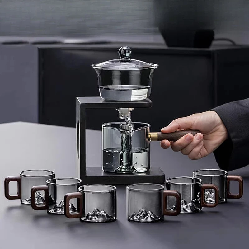 Lazy tea making, special artifact, automatic tea set, high-end tea cup for home use
