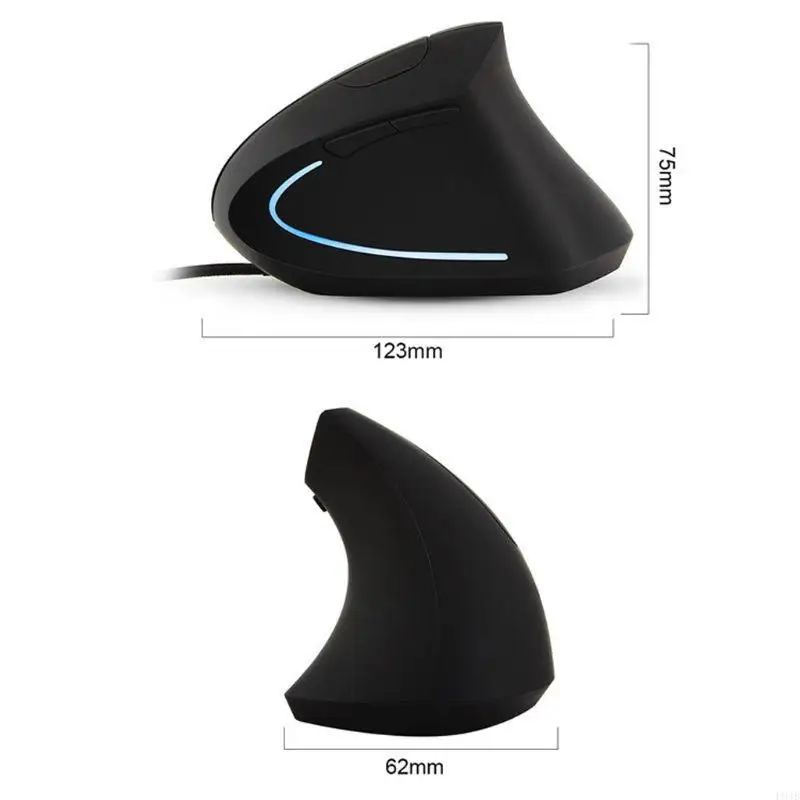 P9JB WIDED LANDA DIREITA VERTICAL MOUSE ERGONONOMICO CAMÍCIOS