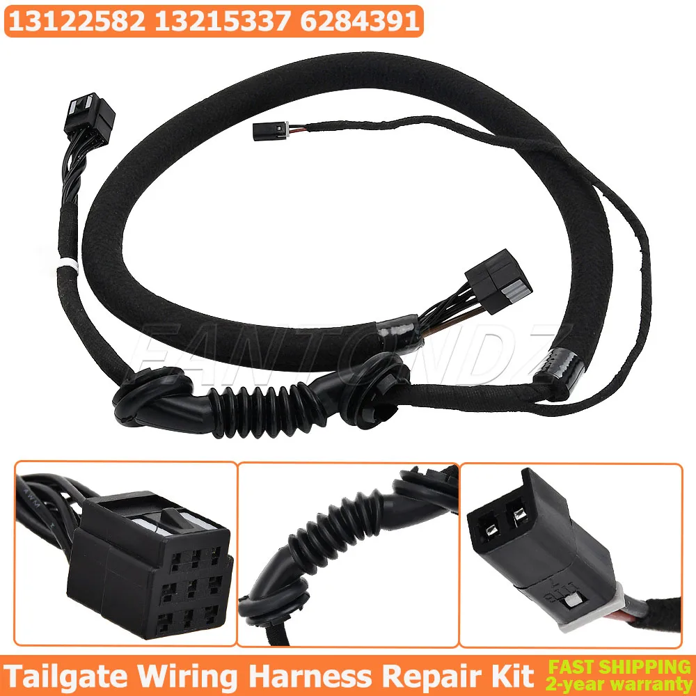 For Opel Vauxhall Meriva X03 S10 MPV Tailgate Wiring Harness Repair Kit 6291893 13122582 13215337 6284391 13215338 6284392