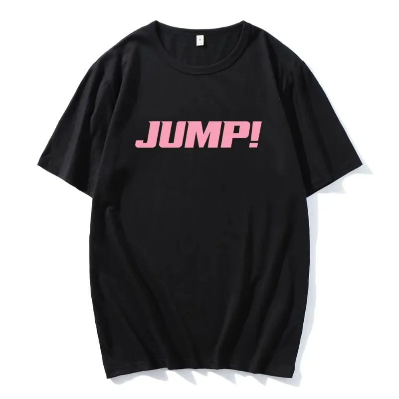 

Футболка Jump Single Graphic 2025, женские футболки с круглым вырезом, модная летняя футболка с коротким рукавом, женская одежда, топы Harajuku Y2k