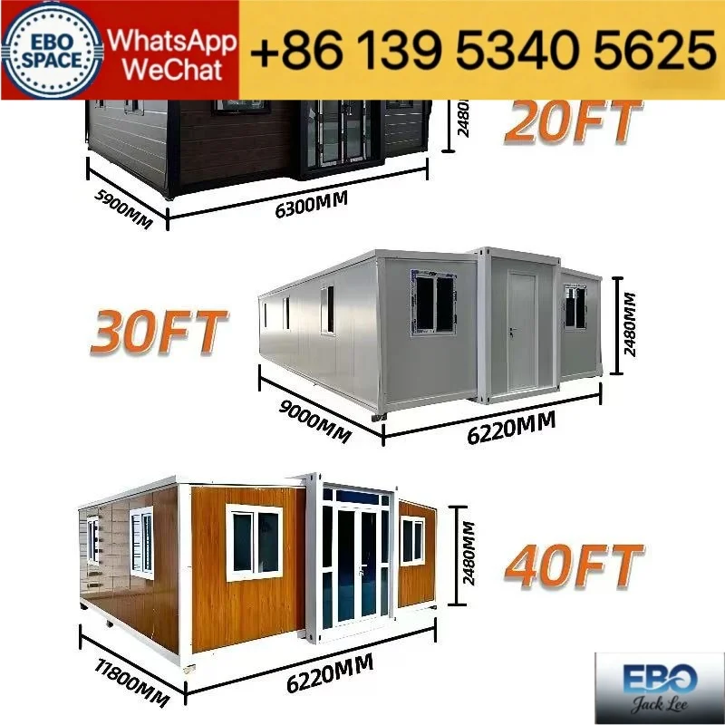 Expandable Modular Prefab Commercial Unit Full Insulation Wall Custom Counter Layout Mobile Snack Bar Retail Kiosk Street Shop C