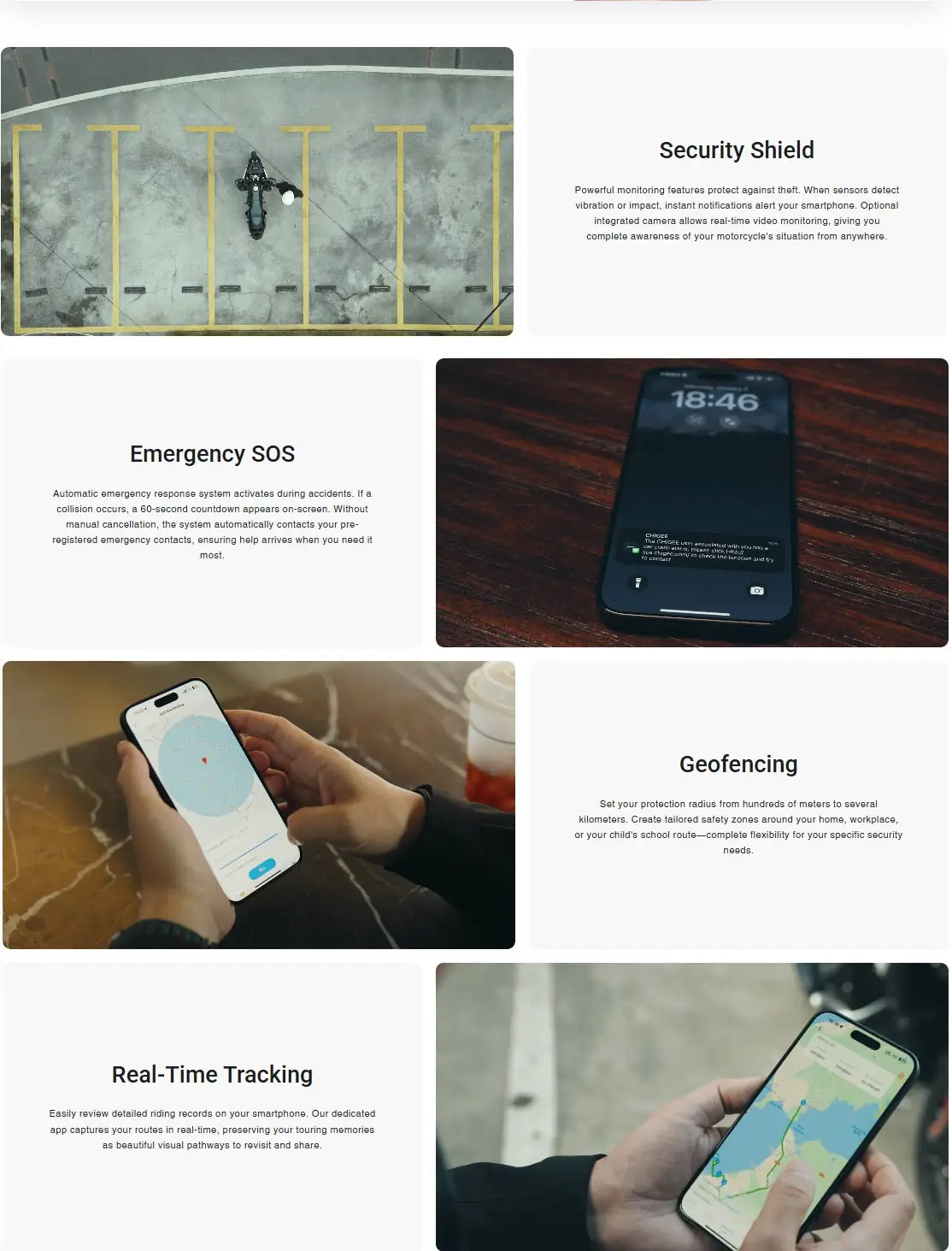 CHIGEE Aio-6 Lte App Trajectory Tracing 4g Carplay Digital Motorcycles Speedometer Motorcycle Dashcam And Display - Image 6