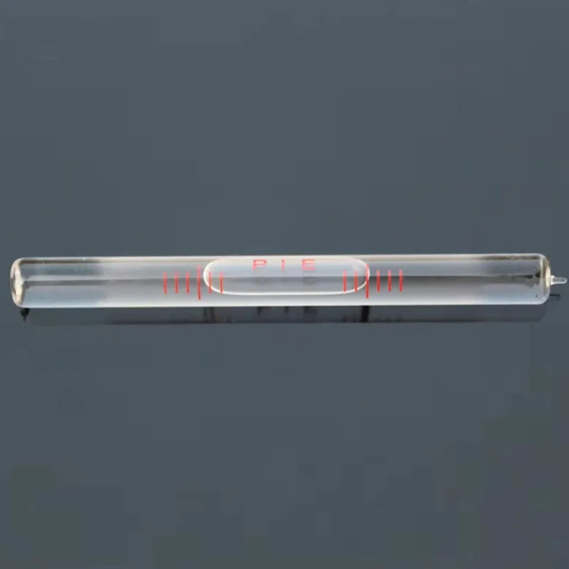 HACCURY Glass tubular Level Bubble Spirit Level Measuring Instrument 10x100mm 0.6mm/m