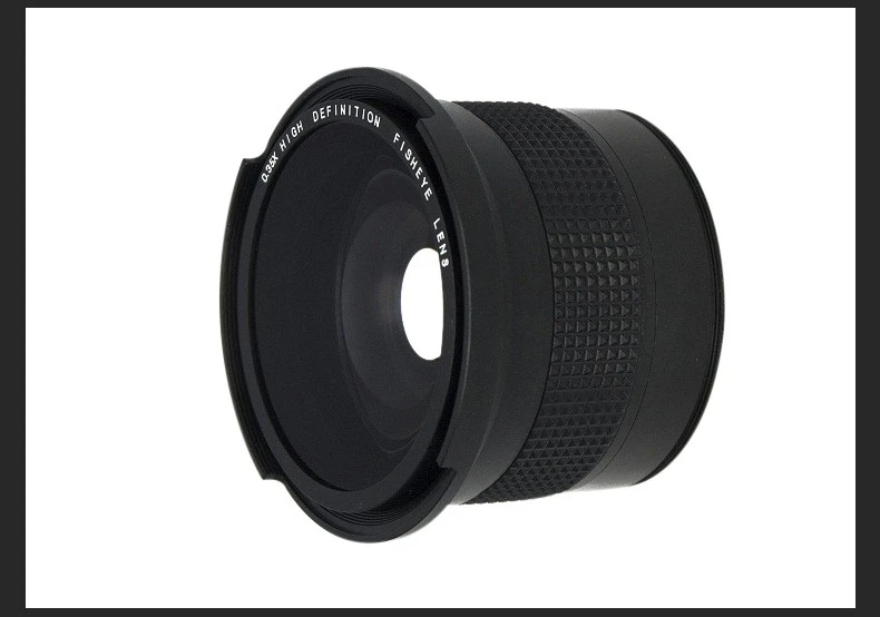 Lente larga do ângulo dslr apropriada para canon, nikon, sony, 58mm, fisheye