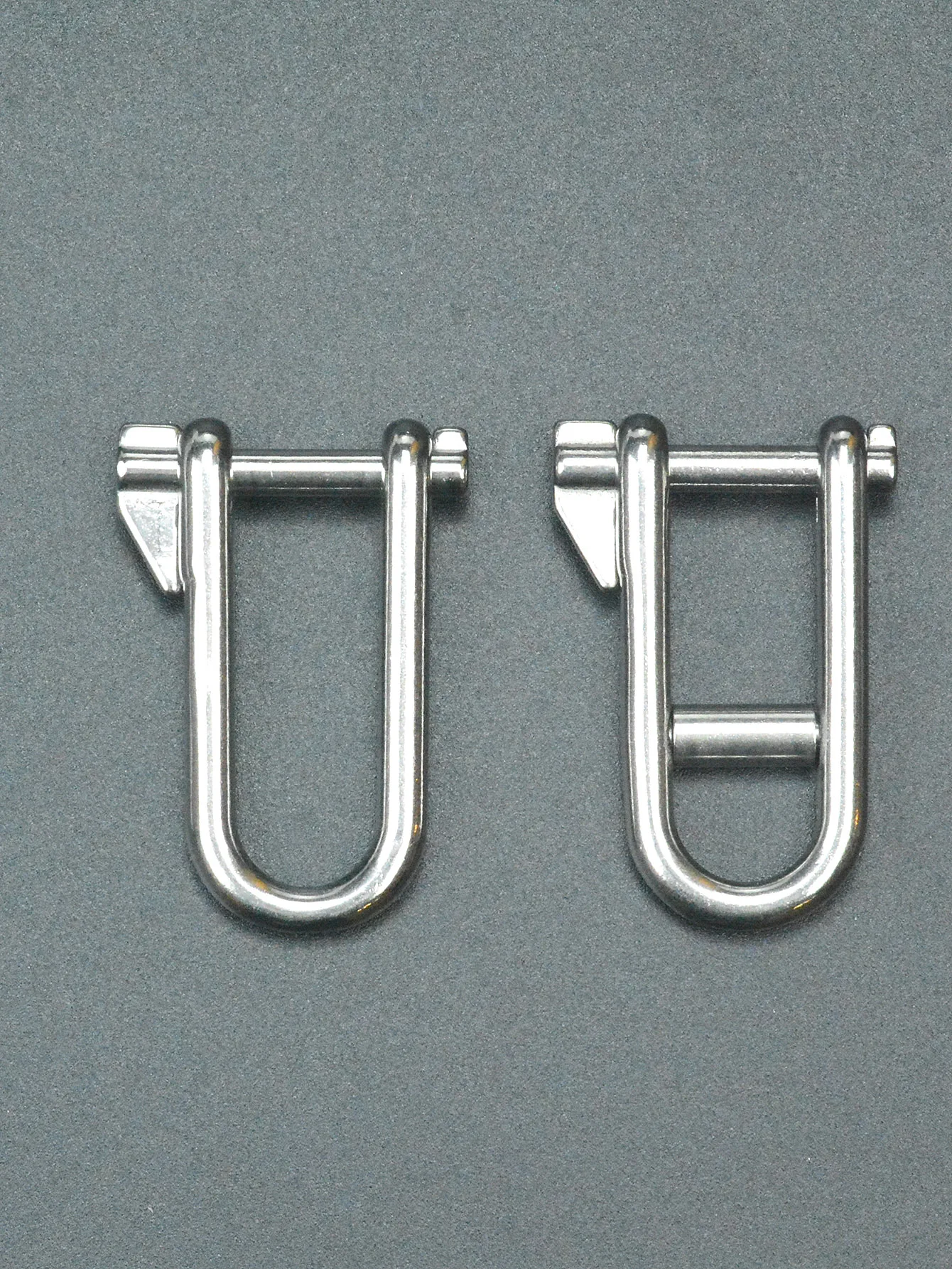 super strong  304 Stainless steel long swivel pin safety lock Shackle Joint link KeyChain surf ski boat marine DIY hardware - view 6