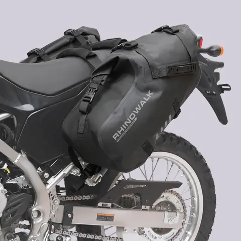 Rhinowalk Motorcycle Bag 100%Waterproof 18L/28L/48L Large Capacity 2 Pcs Universal Fit Motorcycle Pannier Bag Saddle Side Bags