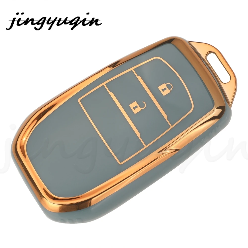 JYQ TPU Auto Remote Car Key Case Cover For Toyota CHR Hilux Fortuner Land Cruiser 200 Camry Corolla Crown RAV4 Highland Auto