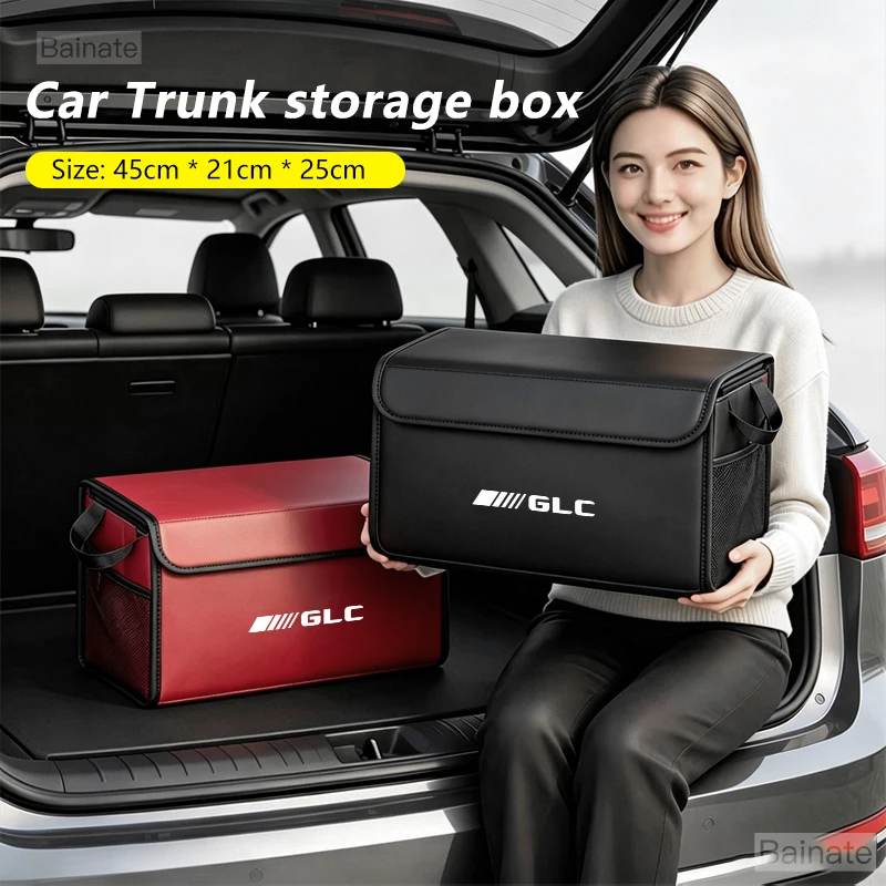 Car Trunk Travel Portable Organizer Box Folding Storage Bag For Mercedes-Benz GLC C253 C254 X253 X254 Coupe Interior Accessories