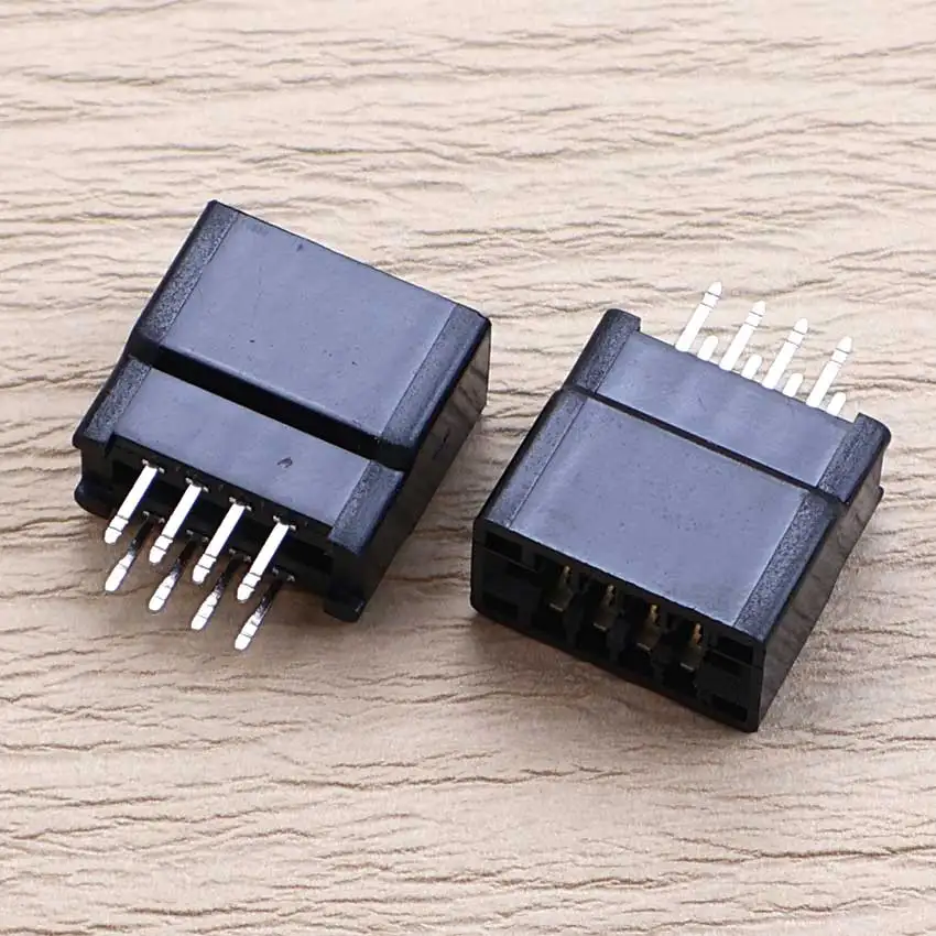2-10Pcs 2.54mm Pitch 4P 6P 8P 10P 12P 16P 20-86 Pin Edge Card Connector Slot Doublerow Board Straight Pin PCB Gold Finger Socket