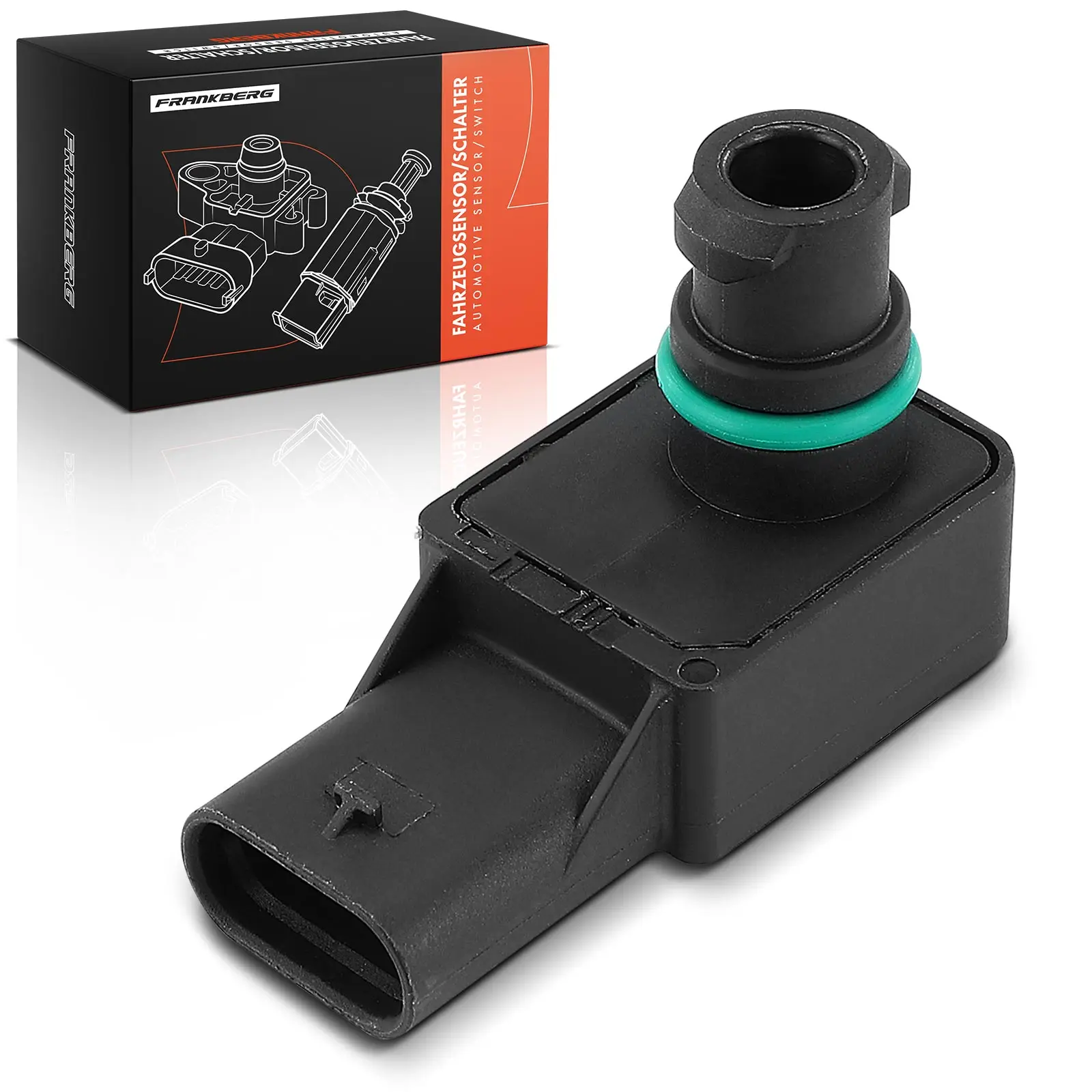 Frankberg 1x Boost Druksensor Voor Mercedes-Benz C-Klasse W204 A-Klasse W176 E-Klasse W212 GLE V30720228 0071530528 0261230506