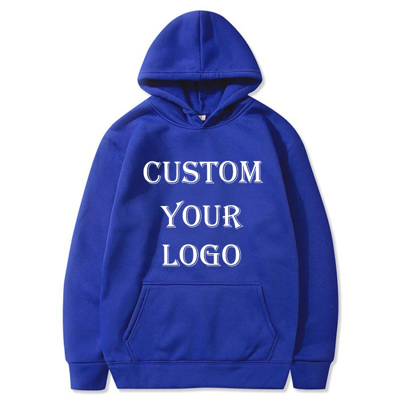 Custom Hoodies Your Own Design Logo Printing Sweatshirts Fashion Men Women DIY Personality Harajuku Couple Streetwear Plus Size