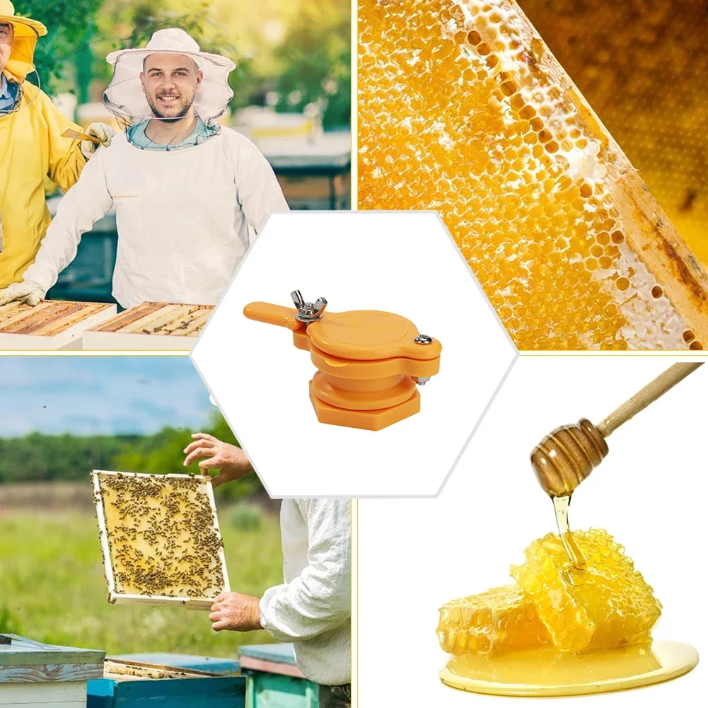 Honey Extractor Machine Hive Equipments Honey Separation Valve Nylon Plastic Food Grade Non-toxic Durable Beekeeping Tools