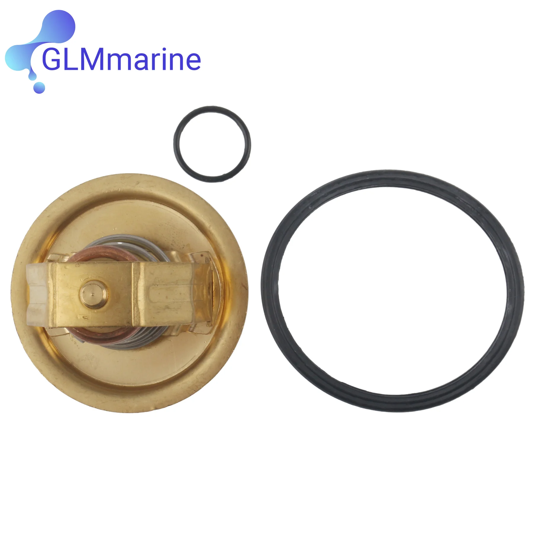 60°C 140°F Thermostat Kit 876097 Fits for Volvo Penta AQ60 AQ90 AQ95 AQ110 AQ130 MB20 MD11 MD17 Replaces 876080 875781