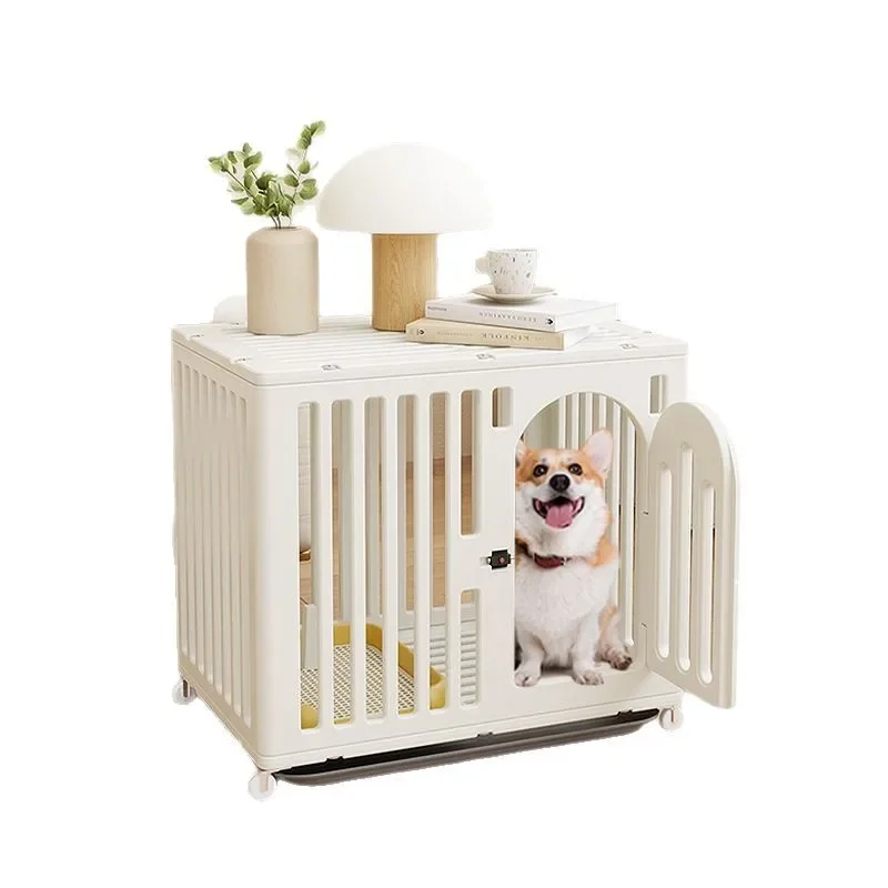 Household Indoor Dog Cage, Spacious Pet Villa Shelter for Small Medium & Large Canines, Resting Dog House