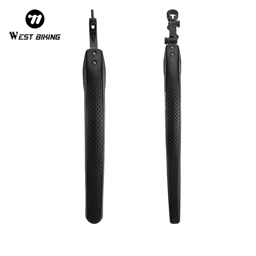 AliExpress West Biking WEST BIKING Road Bike Fenders High Toughness Front/Rear Mudguard  Fold-Resistant Adjustable Extended Bike Mudguard Bike Parts