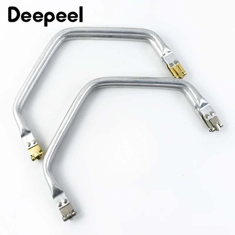 2/5Pc Deepeel 22cm Mouth Gold bag buckle Metal Purse Frame Handle Clad Aluminum Tube Handbag Kiss Clasp Hardware Accessories