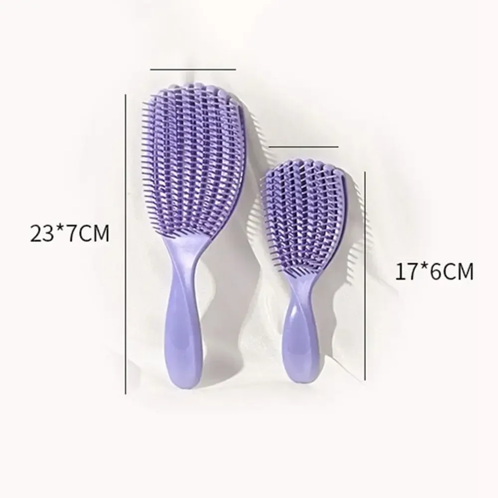 Haarbürste, Oktopus-Haarbürste, Rosa Massage-Entwirrbürste für lockiges Haar, Pflege für dickes Haar, Haarstyling-Werkzeuge – Detail 1