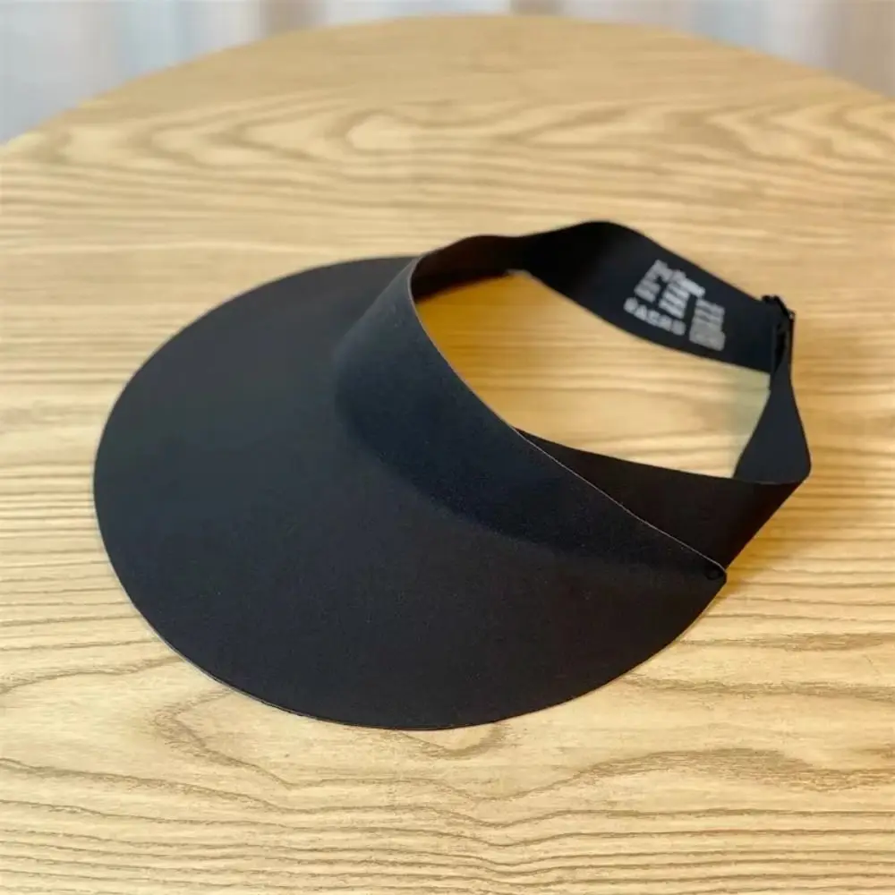Fashion Breathable Traceless Sun Hat Large Brim Empty Top Seamless Visor Cap Foldable Korean Style Women Sun Hat Summer