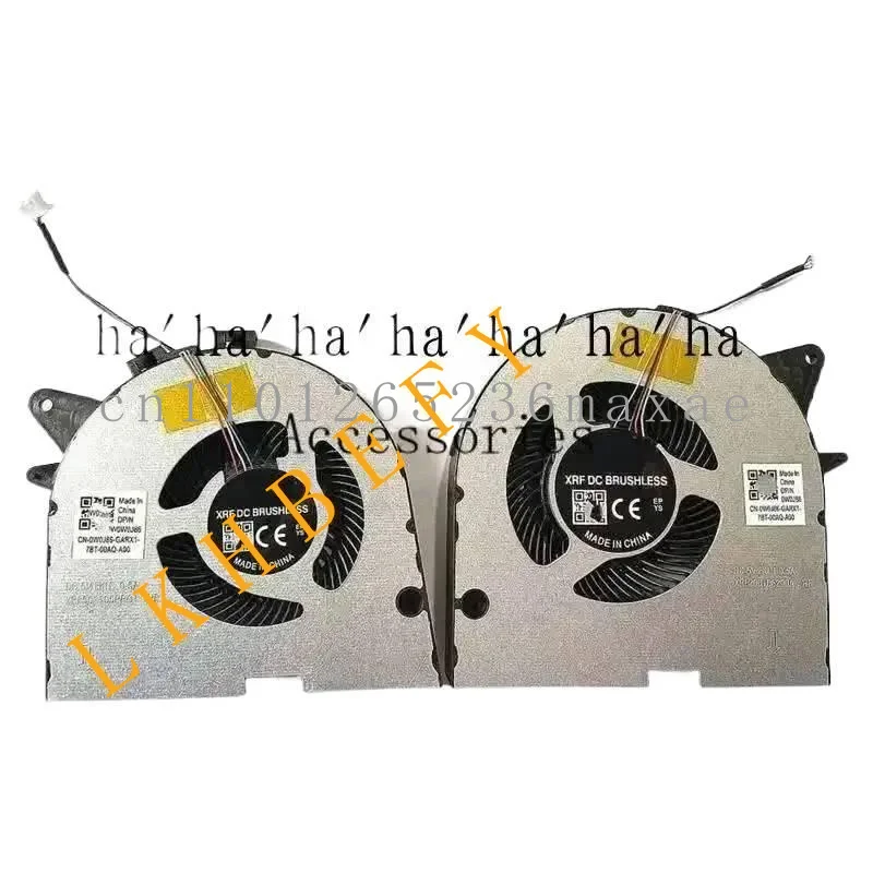 New CPU   GPU Cooler Fan For Y540P Y545 Y7000P 2019 GTX1050Ti GTX1660Ti €€
