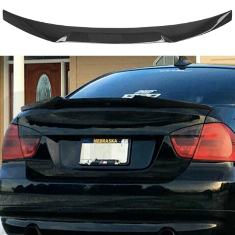 

Rear Spoiler Sedan Trunk Wing Tuning Real Carbon Fiber For BMW 3 Series E90 M4 Style 323i 325i 328i 335i 335xi M3 2005-2012