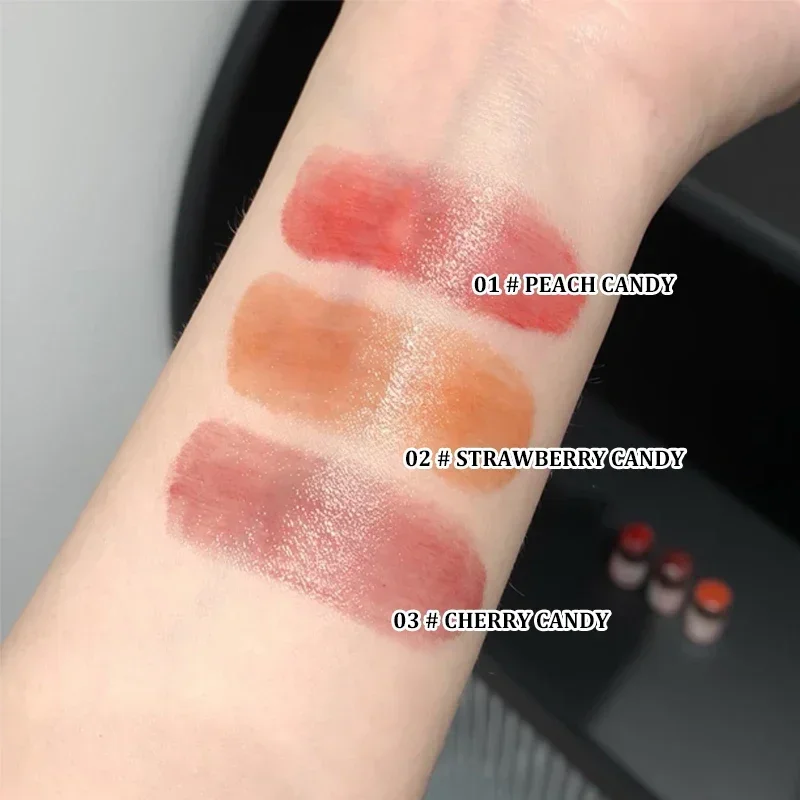 สารสกัดจากผลไม้ Moisturizing Lip Balm Moisturizing Tinted Lip Balm Whitening Student Party ราคาไม่แพงลิปสติกกรณี