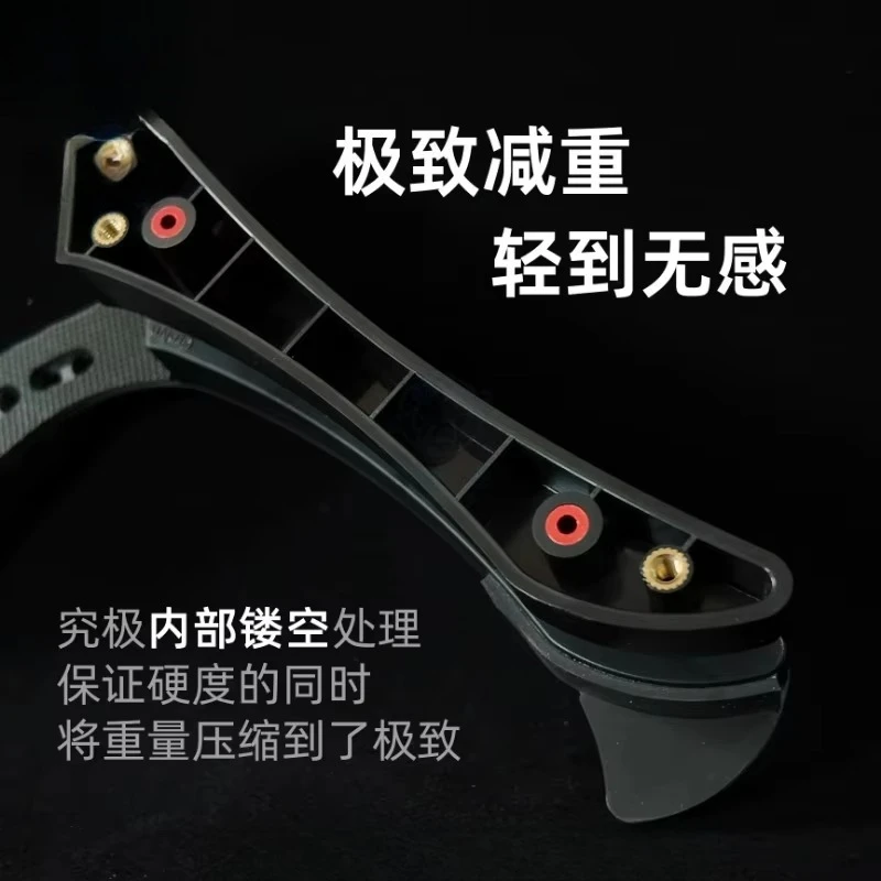 Carbon Fiber Acrylic Bakelite Guitar Leg Support Stand, Universal Electric Guitar Accessory for Instrument Performance