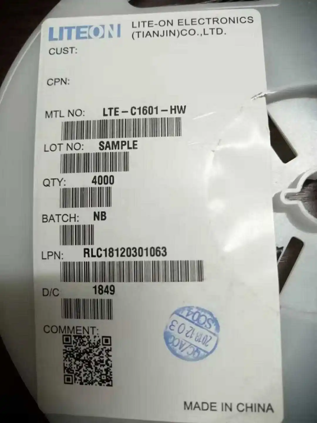 

50Pcs/ LTE-C1601-HW 0805 (2012) SMD emitter, wavelength 940nm