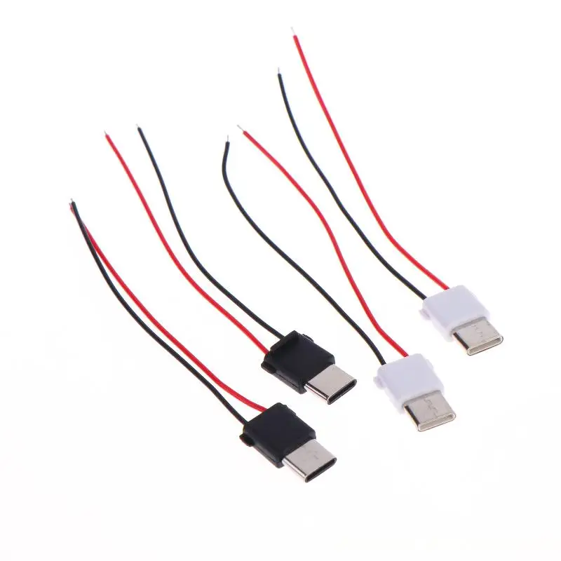 Type C Male Head Adapter with Resistor Capacitor 1 5Pcs for Custom Charging and Signal Applications