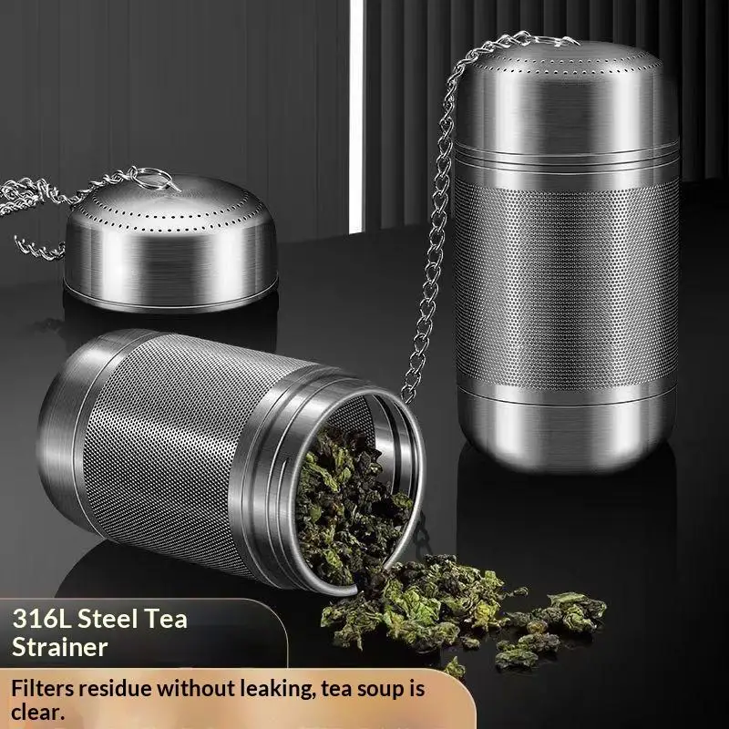 Stainless Steel Tea Infuser Spice Seasoning Ball Fine Mesh Leakproof Filter for Loose Tea Coffee Home Kitchen Office Use