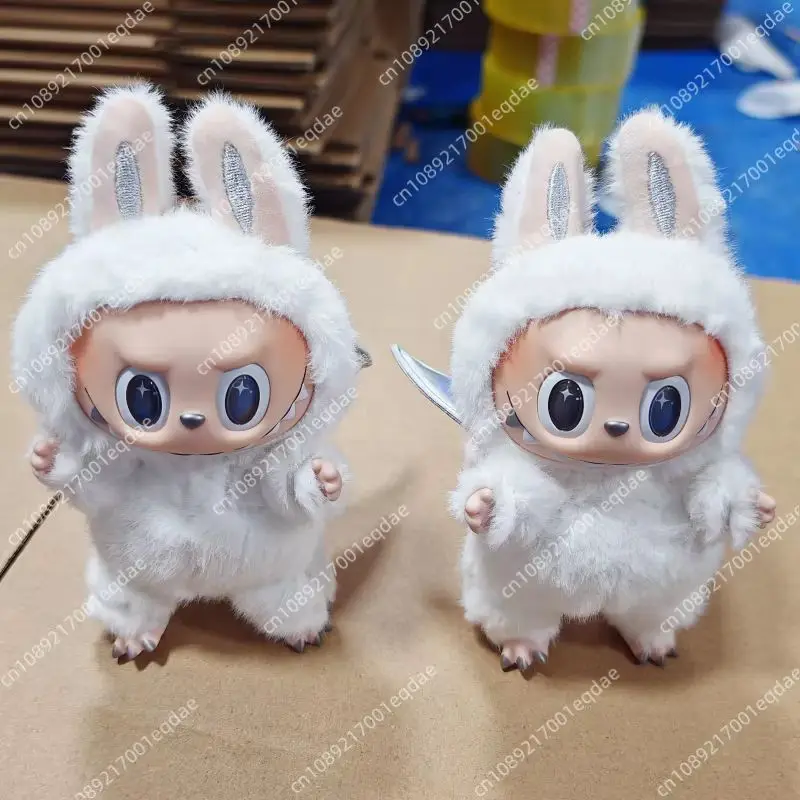 New Hot Sale Monster Labubu Series Zimomo Angel Creative Change Doll Diy Figure Vinyl Pendant Doll Toy Replica Toy Festival Gift