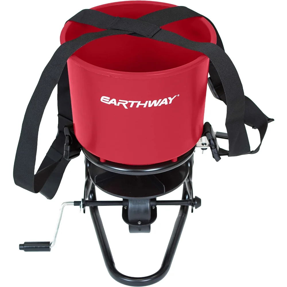 

Earthway 3100 40 LB (18 KG) Professional Chest Mount Hand Crank Broadcast Spreader Including Even Spread Technology