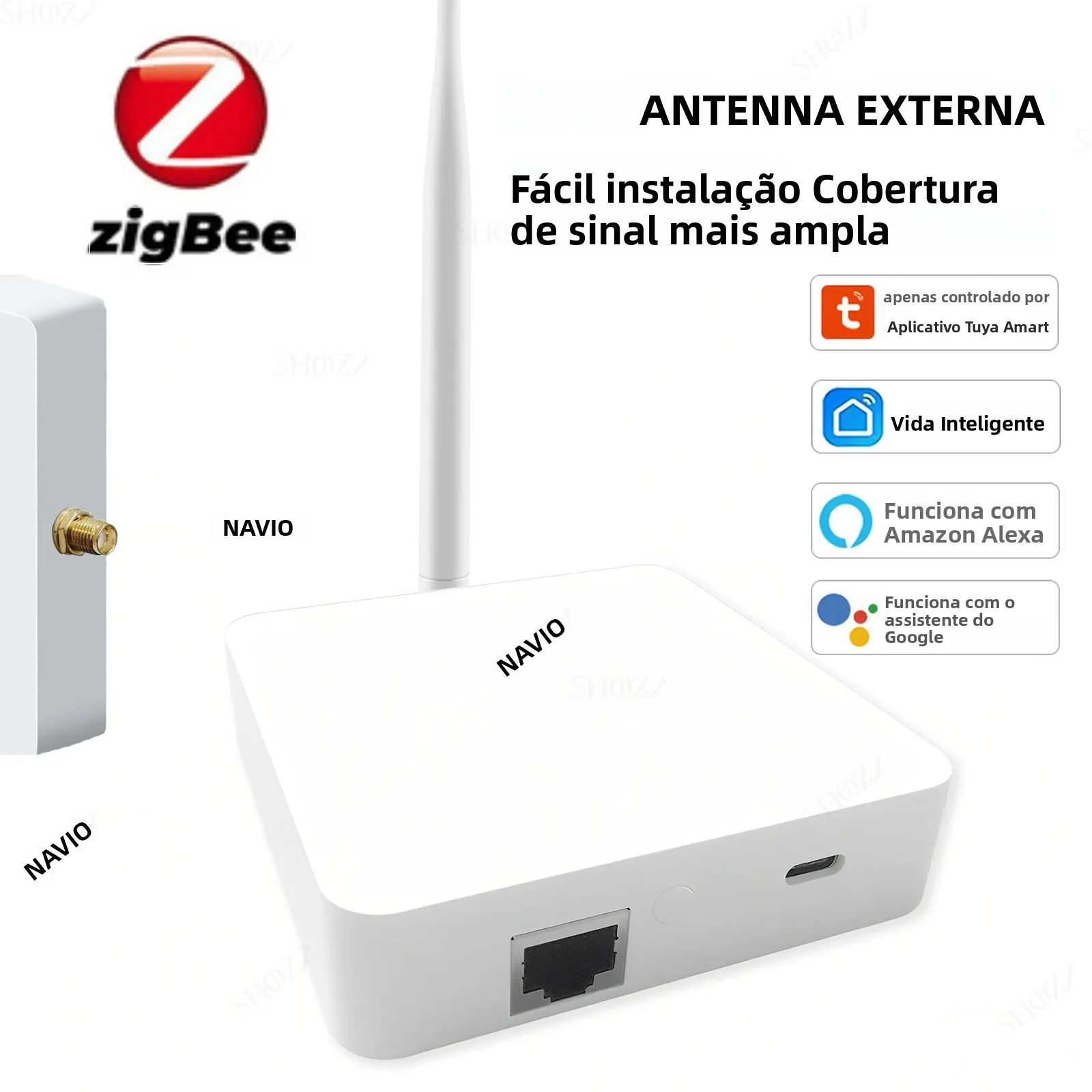 tuya-zigbee-30-ゲートウェイ-ブリッジ-lan-強化されたスマート-ハブ-アプリ音声リモコンは-alexa-google-home-で動作します