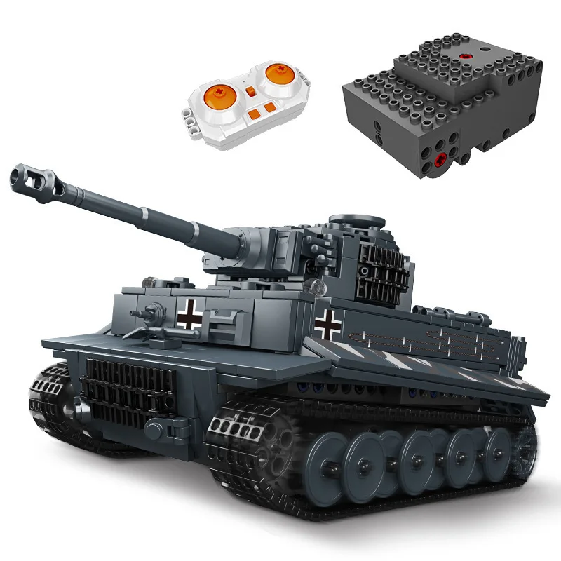 MOULD KING 20014 Technical Remote Control Tank Building Blocks Military Battle Tank MOC Bricks Educational Toys Birthday Gifts