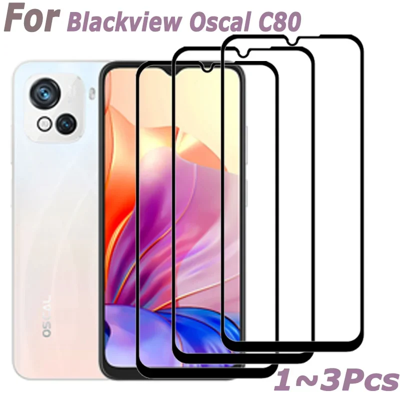 Acessórios Oscal C80 pelicula For Blackview Oscal C80 Screen Protector OscalC80 C 80 Camera Lens Protective Blackview-Oscal-C80