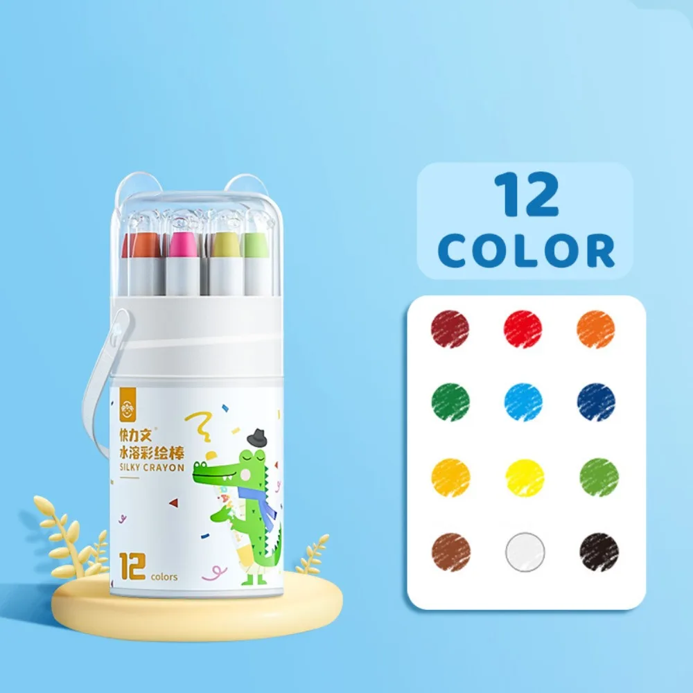 High Quality 12/24/36/48 Colors Oil Pastels Washable Colorful Crayons Non Toxic Oil Paint Art Supplies